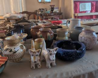 Pottery and jewelry 