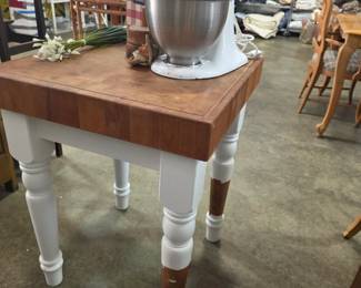 butcher block table