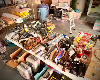 Heaters, power cords, tools