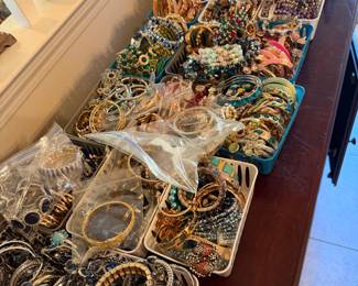 Lots of costume jewelry 