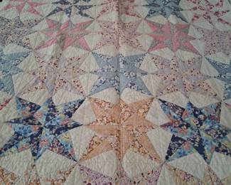 repeating star (i think) quilt