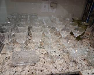 bar ware and crystal