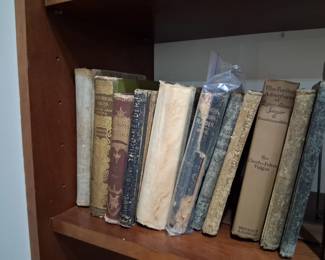lots of old books