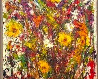 Original acrylic Joanne Bird painting 