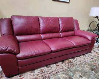 Natuzzi Italian leather sofa