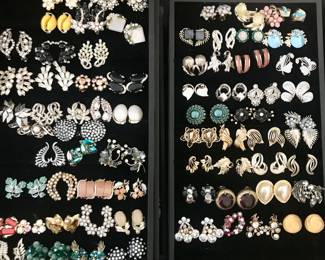 vintage clip earrings