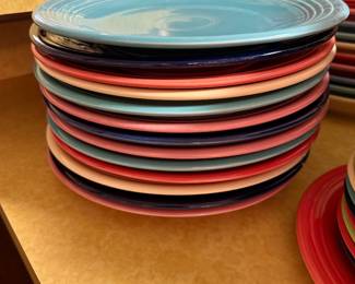 Fiestaware- Large round plate colors available