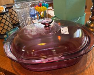 vision ware large oval casserole