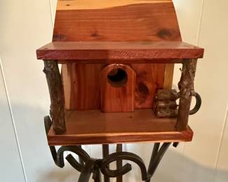 Hand Carved Birdhouse