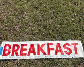 Breakfast Banner 15.5" x 72"