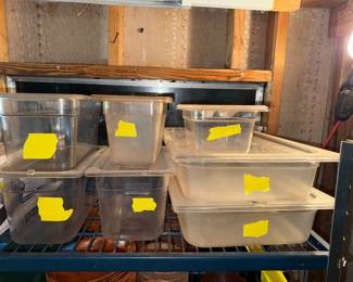 Food serving/catering bins