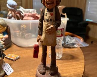 1987 Zinger hand carved -one of a kind Caricature hillbilly