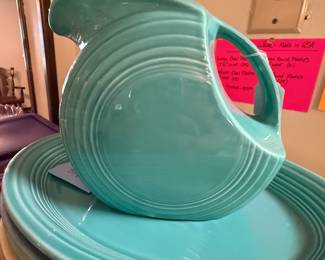 Fiestaware disk pitcher