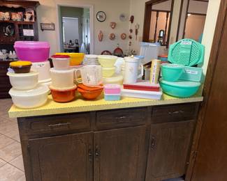 Tupperware- large collection with very rare pieces