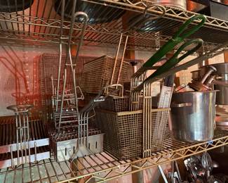 Fry baskets and racks