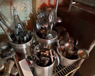 Serving utensils, can openers