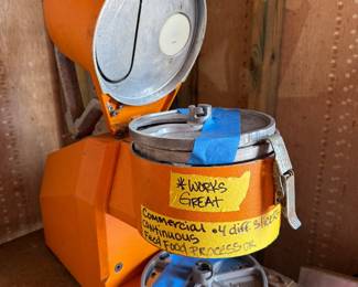 Commercial continuous feed Food Processor- includes 4 different blades