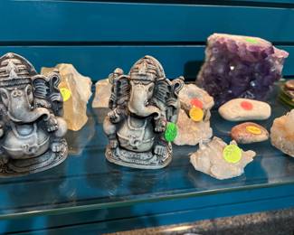 Assorted rocks and crystals