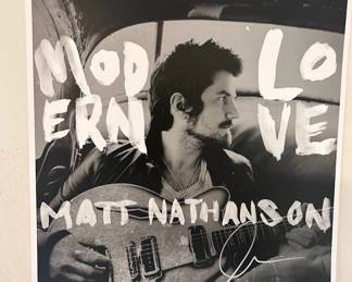 Signed poster