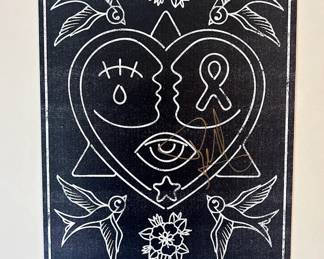Signed poster