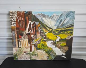 Country Village Painting | Lot 57