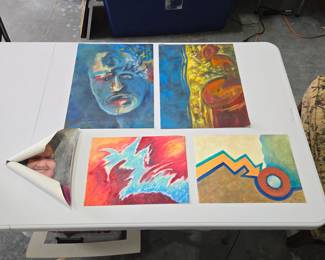 Lot of 5 Outsider Paintings | Lot 60