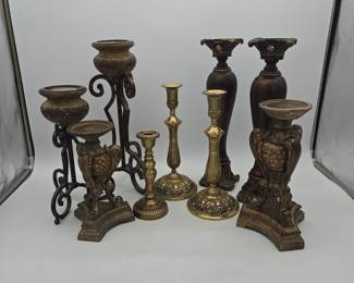 Lot of Candlestick Holders Inc. Brass | Lot 139