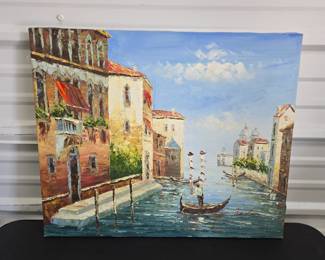 Vintage Venice Italy Painting | Lot 55