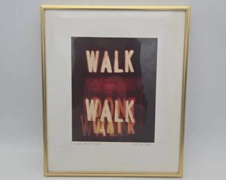"WALK DON'T WALK" by Holly Miller | Lot 50