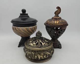 Tuscan Style Decorative Containers | Lot 112