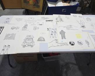 Various Clip-Art Prints & Sketches | Lot 77