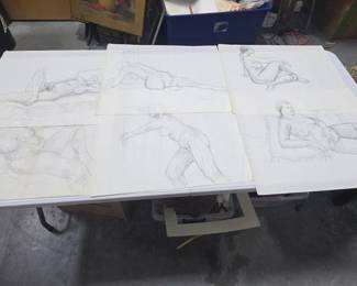 Vintage Nude Sketches | Lot 63