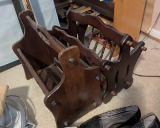 Vintage magazine holders