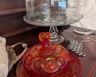 Glassware, serveware, entertaining pieces 