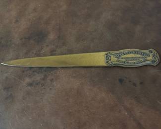 Wayne Pharmacal Co. Letter Opener