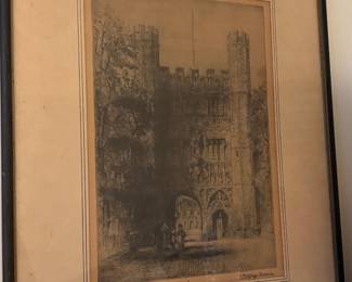 Great Gate at Trinity College Cambridge 