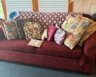 Sofa Bed, Decorative Pillows