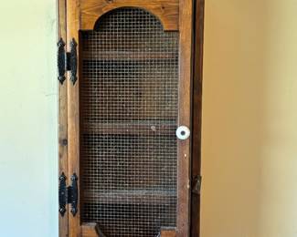 Hanging Primitive Wood Cabinet
