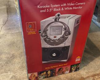 Karaoke System with Video Camera & Monitor