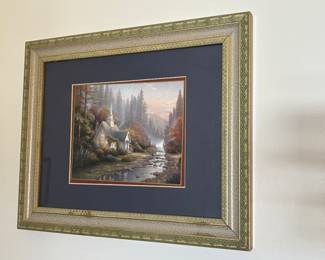 The Forest Chapel by Thomas Kinkade