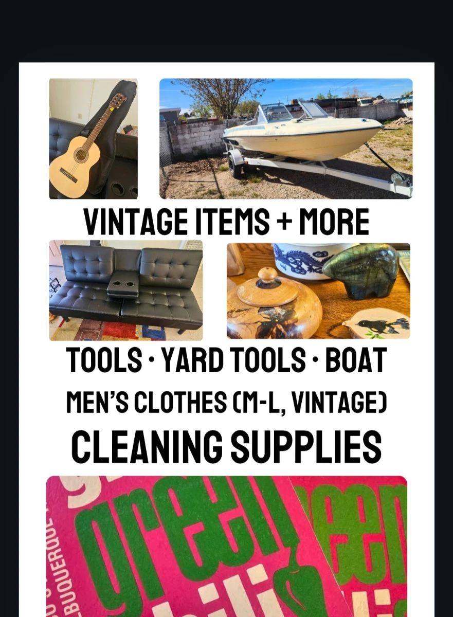 Tools+ Boat+ Cleaning Supplies+ Furnishings+ Men's Clothes+ LOADS More