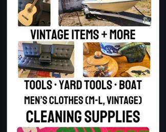 Tools+ Boat+ Cleaning Supplies+ Furnishings+ Men's Clothes+ LOADS More