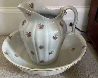 1890's Bowl and Pitcher