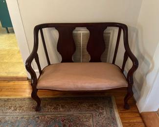 Queen Anne Style Settee