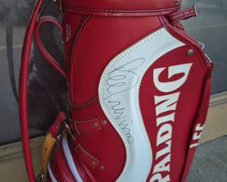 Vintage sporting items.  Autographed "Lee Trevino" golf bag-Like New!!