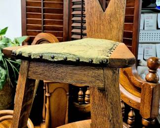 Arts and Craft style hall chair