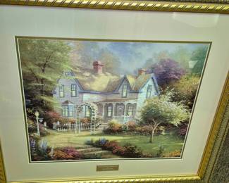 Thomas Kinkaid Library Edition "Home Is Where The Heart Is II"