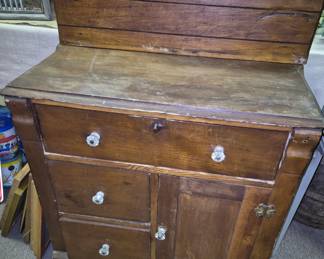 "Project" furniture. Antique dry sink