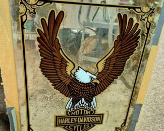 Harley Davidson smoked mirror