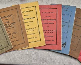 Quaker Oats Local 125 Union books
